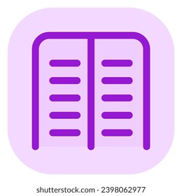 Editable page column vector icon. Part of a big icon set family. Perfect for web and app interfaces, presentations, infographics, etc