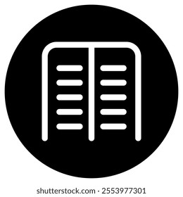 Editable page column vector icon. Part of a big icon set family. Perfect for web and app interfaces, presentations, infographics, etc