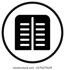 Editable page column vector icon. Part of a big icon set family. Perfect for web and app interfaces, presentations, infographics, etc