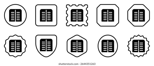 Editable page column vector icon. Part of a big icon set family. Perfect for web and app interfaces, presentations, infographics, etc