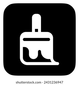 Editable paint brush, wall, house, painting, rennovation vector icon. Construction, tools, industry. Part of a big icon set family. Perfect for web and app interfaces, presentations, infographics, etc