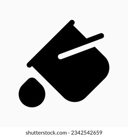 Editable paint bucket vector icon. Part of a big icon set family. Perfect for web and app interfaces, presentations, infographics, etc