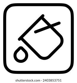 Editable paint bucket vector icon. Part of a big icon set family. Perfect for web and app interfaces, presentations, infographics, etc