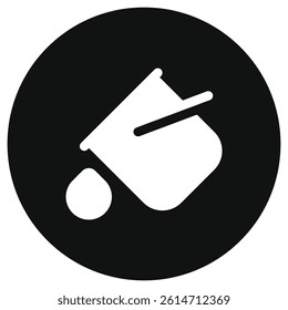 Editable paint bucket vector icon. Part of a big icon set family. Perfect for web and app interfaces, presentations, infographics, etc