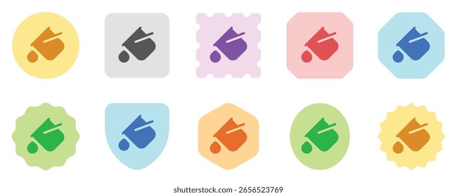 Editable paint bucket vector icon. Part of a big icon set family. Perfect for web and app interfaces, presentations, infographics, etc