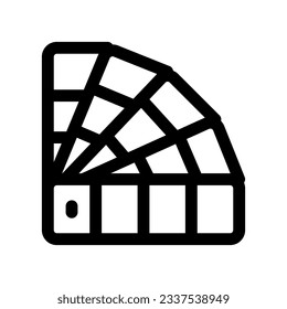 Bearbeitbare Farbe, Farbpalette, Design, Planung Vektorsymbol. Baugewerbe, Werkzeuge, Industrie. Teil einer großen Icon-Set-Familie. Perfekt für Web- und App-Schnittstellen, Präsentationen, Infografiken usw.