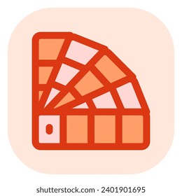 Editable paint, color palette, design, planning vector icon. Construction, tools, industry. Part of a big icon set family. Perfect for web and app interfaces, presentations, infographics, etc