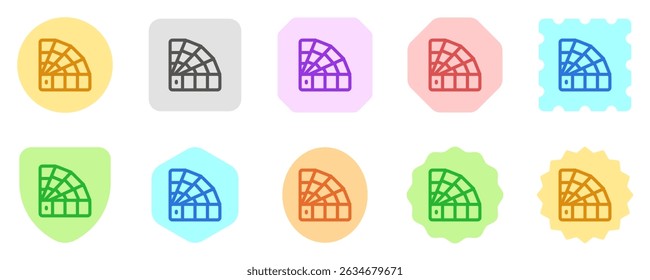 Editable paint, color palette, design, planning vector icon. Construction, tools, industry. Part of a big icon set family. Perfect for web and app interfaces, presentations, infographics, etc
