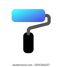 Editable paint roller vector icon. Property, real estate, construction, mortgage, interiors. Part of a big icon set family. Perfect for web and app interfaces, presentations, infographics, etc