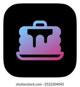 Editable pancake with maple syrup and butter vector icon. Bakery, cooking, food. Part of a big icon set family. Perfect for web and app interfaces, presentations, infographics, etc