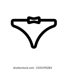 Editable panties, bikini, underwear vector icon. Clothing, fashion, apparel. Part of a big icon set family. Perfect for web and app interfaces, presentations, infographics, etc