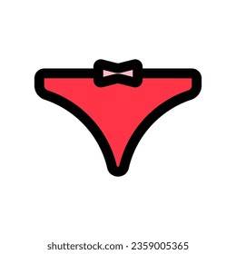 Editable panties, bikini, underwear vector icon. Clothing, fashion, apparel. Part of a big icon set family. Perfect for web and app interfaces, presentations, infographics, etc