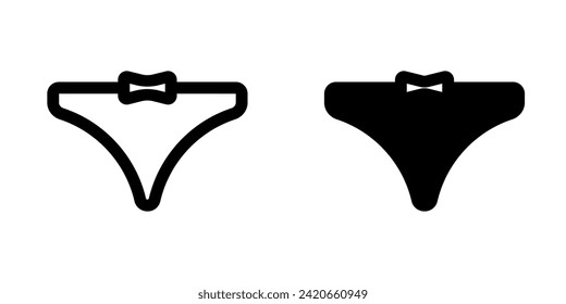 Editable panties, bikini, underwear vector icon. Clothing, fashion, apparel. Part of a big icon set family. Perfect for web and app interfaces, presentations, infographics, etc