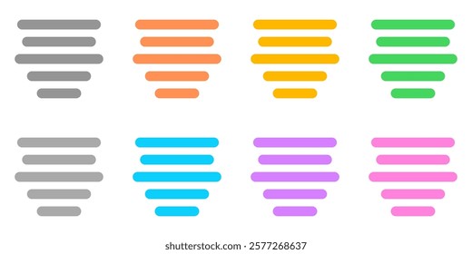 Editable paragraph center alignment vector icon. Part of a big icon set family. Perfect for web and app interfaces, presentations, infographics, etc