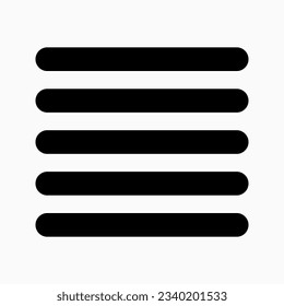 Editable paragraph justified alignments vector icon. Part of a big icon set family. Perfect for web and app interfaces, presentations, infographics, etc