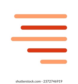 Editable paragraph right alignment vector icon. Part of a big icon set family. Perfect for web and app interfaces, presentations, infographics, etc