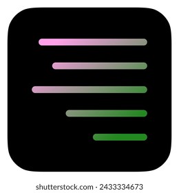 Editable paragraph right alignment vector icon. Part of a big icon set family. Perfect for web and app interfaces, presentations, infographics, etc