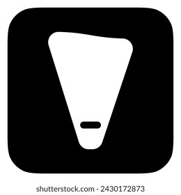 Editable pastry bag vector icon. Bakery, cooking, appliances, kitchenware, food. Part of a big icon set family. Perfect for web and app interfaces, presentations, infographics, etc