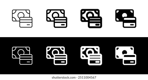 Editable payment method, card, cash, money vector icon. Part of a big icon set family. Perfect for web and app interfaces, presentations, infographics, etc