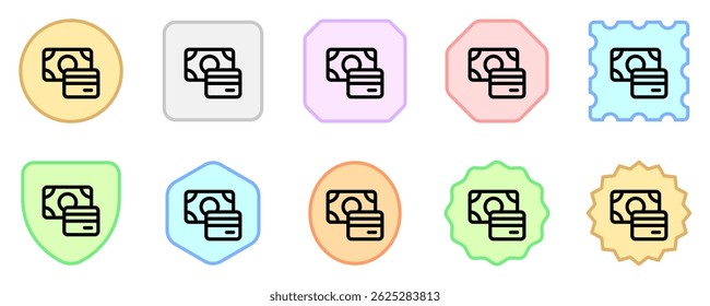 Editable payment method, card, cash, money vector icon. Part of a big icon set family. Perfect for web and app interfaces, presentations, infographics, etc