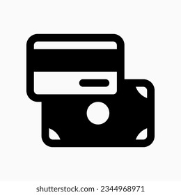Editable payment methods, card, cash vector icon. Part of a big icon set family. Perfect for web and app interfaces, presentations, infographics, etc