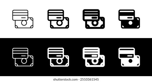 Editable payment methods, card, cash vector icon. Part of a big icon set family. Perfect for web and app interfaces, presentations, infographics, etc