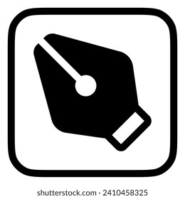 Editable pen tool vector icon. Part of a big icon set family. Perfect for web and app interfaces, presentations, infographics, etc