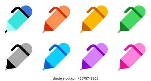 Editable pen, write vector icon. Part of a big icon set family. Perfect for web and app interfaces, presentations, infographics, etc