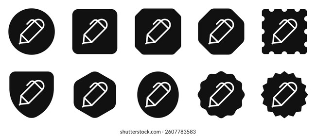 Editable pen, write vector icon. Part of a big icon set family. Perfect for web and app interfaces, presentations, infographics, etc