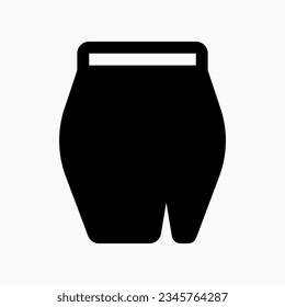 Editable pencil skirtvector icon. Clothing, fashion, apparel. Part of a big icon set family. Perfect for web and app interfaces, presentations, infographics, etc