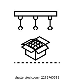 Editable and Perfect Pixelated Logistics Delivery Icon.

