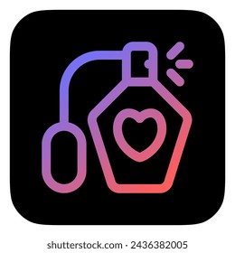 Editable perfume vector icon. Cosmetics, makeup, skincare, beauty. Part of a big icon set family. Perfect for web and app interfaces, presentations, infographics, etc