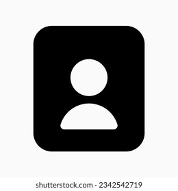 Editable person, portrait vector icon. Part of a big icon set family. Perfect for web and app interfaces, presentations, infographics, etc