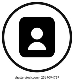 Editable person, portrait vector icon. Part of a big icon set family. Perfect for web and app interfaces, presentations, infographics, etc