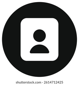 Editable person, portrait vector icon. Part of a big icon set family. Perfect for web and app interfaces, presentations, infographics, etc