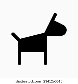 Editable pet dog allowed vector icon. Part of a big icon set family. Perfect for web and app interfaces, presentations, infographics, etc