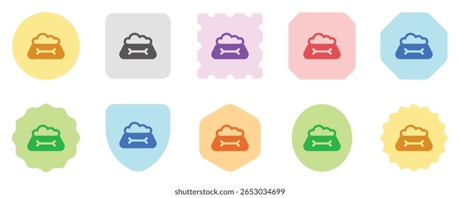 Editable pet food bowl vector icon. Veterinary, animal, pet care, pet shop. Part of a big icon set family. Perfect for business, web and app interfaces, presentations, infographics, etc