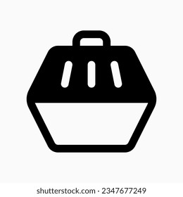 Editable pet kennel, carriervector icon. Veterinary, animal, pet care, pet shop. Part of a big icon set family. Perfect for business, web and app interfaces, presentations, infographics, etc