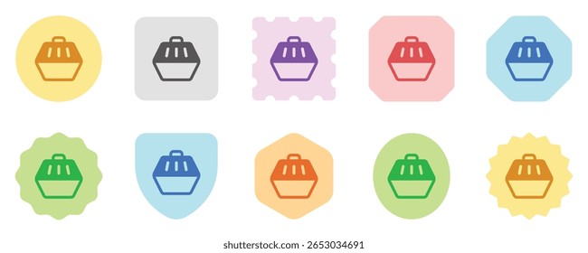 Editable pet kennel, carriervector icon. Veterinary, animal, pet care, pet shop. Part of a big icon set family. Perfect for business, web and app interfaces, presentations, infographics, etc