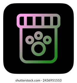Icono de vector de medicina de mascotas editable. Veterinario, animal, cuidado de mascotas, tienda de mascotas. Parte de una gran familia de iconos. Perfecto para interfaces web y aplicaciones, presentaciones, infografías, etc