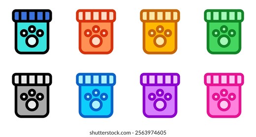 Editable pet medicine vector icon. Veterinary, animal, pet care, pet shop. Part of a big icon set family. Perfect for web and app interfaces, presentations, infographics, etc