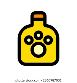 Editable pet shampoo vector icon. Veterinary, animal, pet care, pet shop. Part of a big icon set family. Perfect for business, web and app interfaces, presentations, infographics, etc