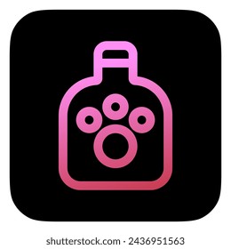 Editable pet shampoo vector icon. Veterinary, animal, pet care, pet shop. Part of a big icon set family. Perfect for business, web and app interfaces, presentations, infographics, etc