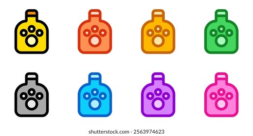 Editable pet shampoo vector icon. Veterinary, animal, pet care, pet shop. Part of a big icon set family. Perfect for business, web and app interfaces, presentations, infographics, etc