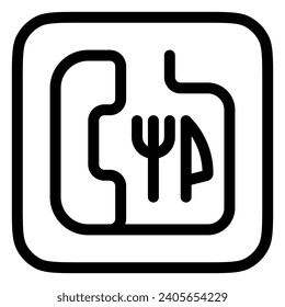 Editable phone order vector icon. Part of a big icon set family. Perfect for web and app interfaces, presentations, infographics, etc