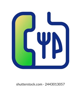 Icono de vector de orden de teléfono editable. Parte de una gran familia de iconos. Perfecto para interfaces web y aplicaciones, presentaciones, infografías, etc