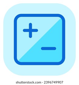 Editable photo exposure, plus and minus vector icon. Part of a big icon set family. Perfect for web and app interfaces, presentations, infographics, etc