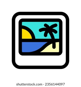 Editable photo vector icon. Part of a big icon set family. Perfect for web and app interfaces, presentations, infographics, etc