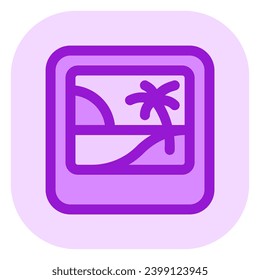 Icono de vector de foto editable. Parte de una familia de iconos grandes. Perfecto para interfaces web y de aplicaciones, presentaciones, infografías, etc