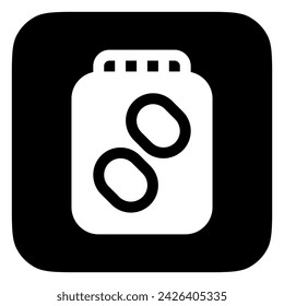 Editable pickle jar vector icon. Part of a big icon set family. Perfect for web and app interfaces, presentations, infographics, etc